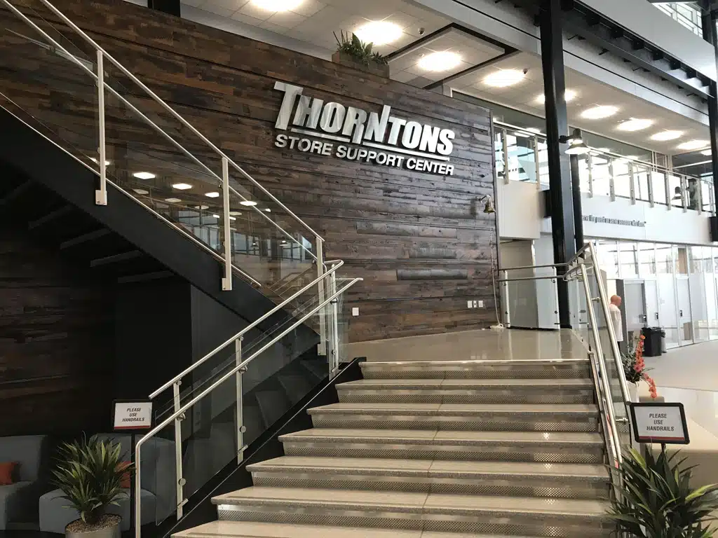 Thorntons wall signage by Nimlok Kentucky