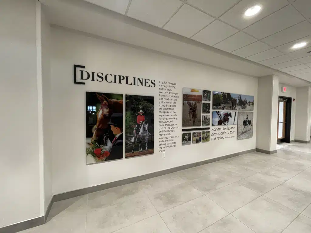 USEF Disciplines Wall by Nimlok Kentucky