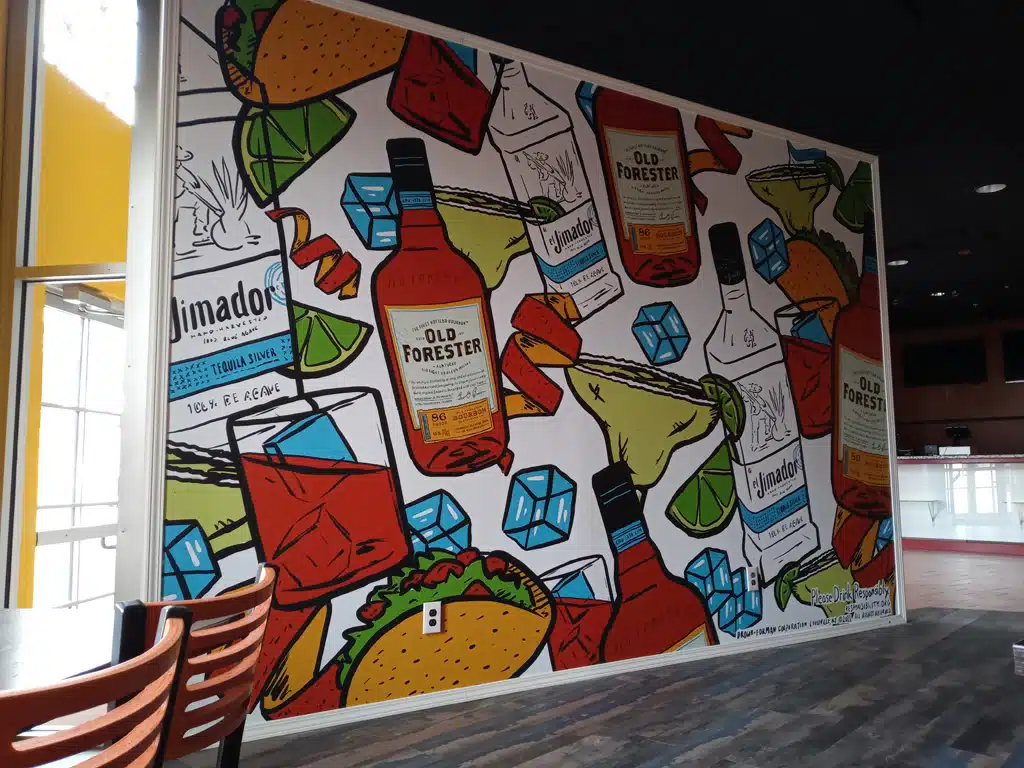 Brown Forman mural by Nimlock Kentucky